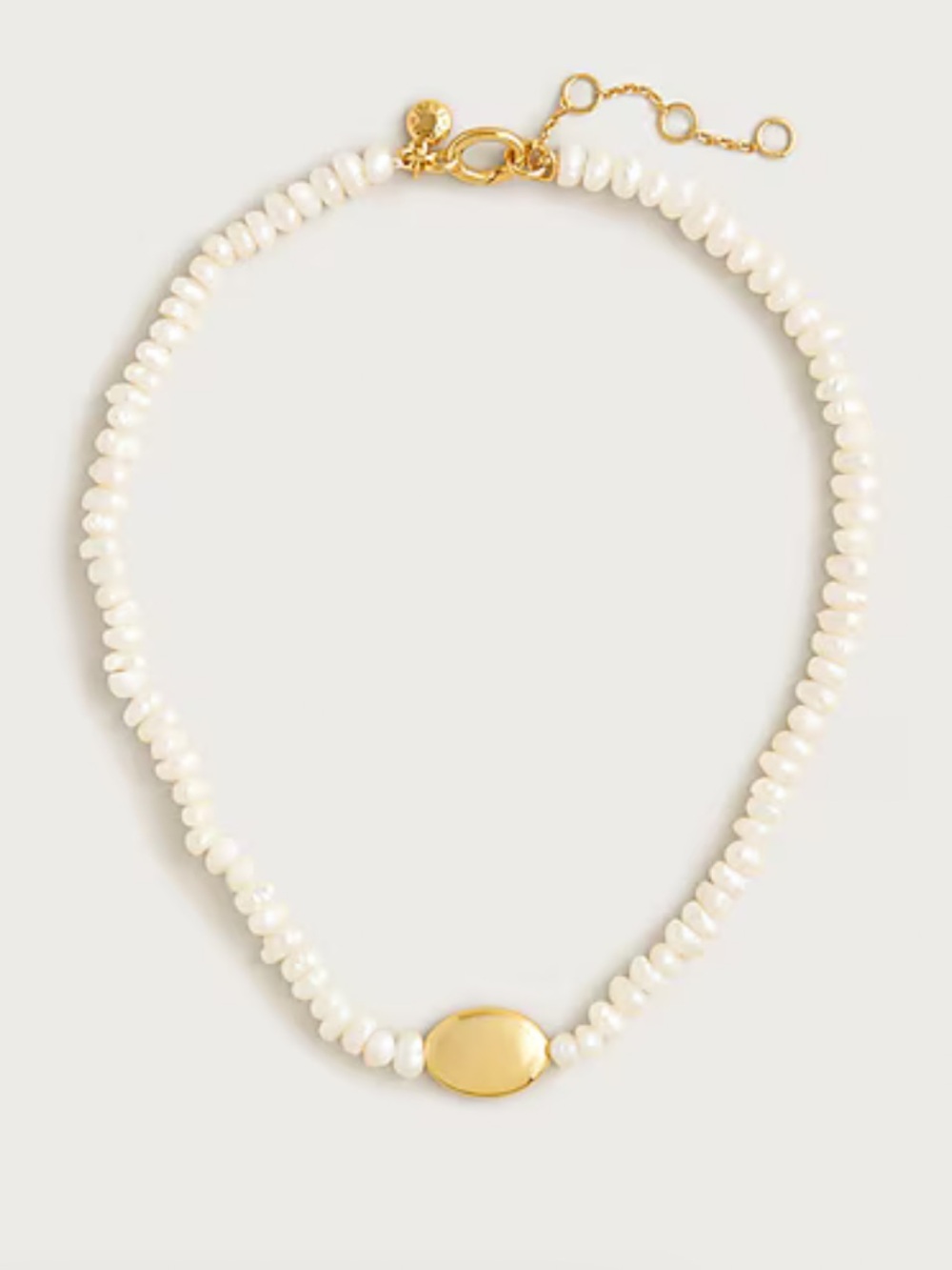 J. Crew Freshwater pearl orb necklace